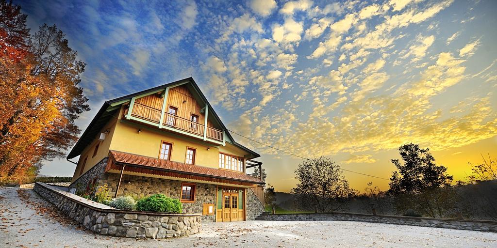 Villa Les With Hot Tub & Sauna Brezice Exterior photo