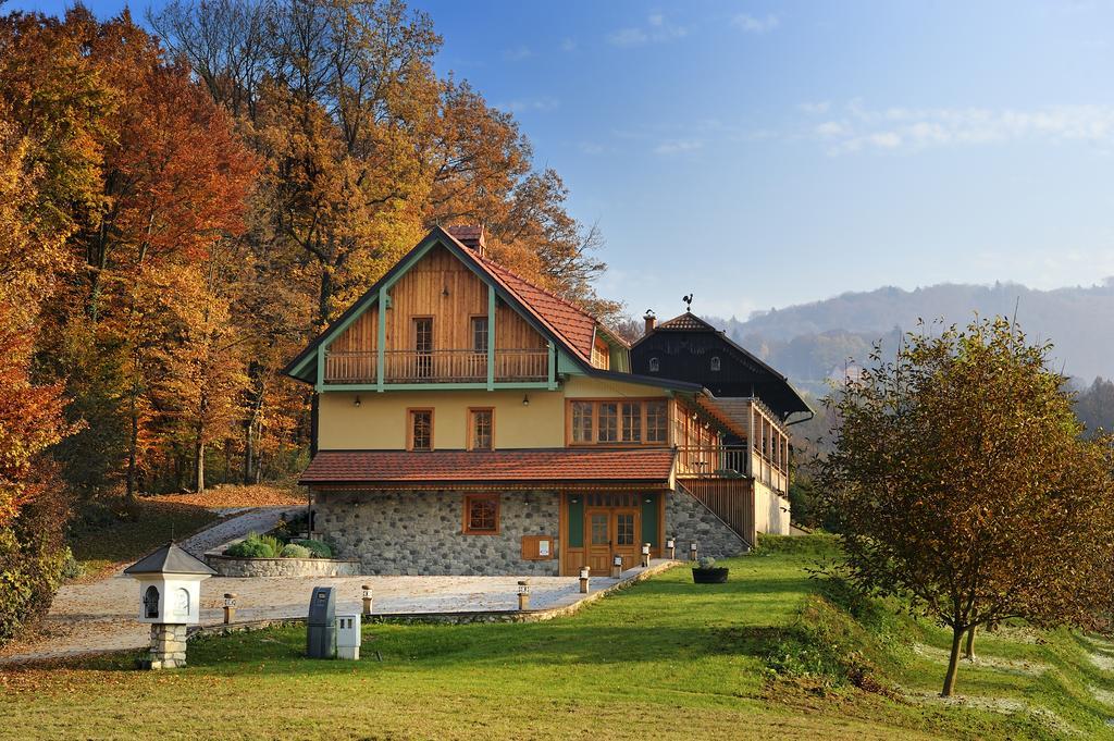 Villa Les With Hot Tub & Sauna Brezice Exterior photo