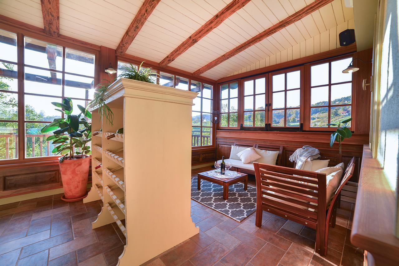 Villa Les With Hot Tub & Sauna Brezice Exterior photo