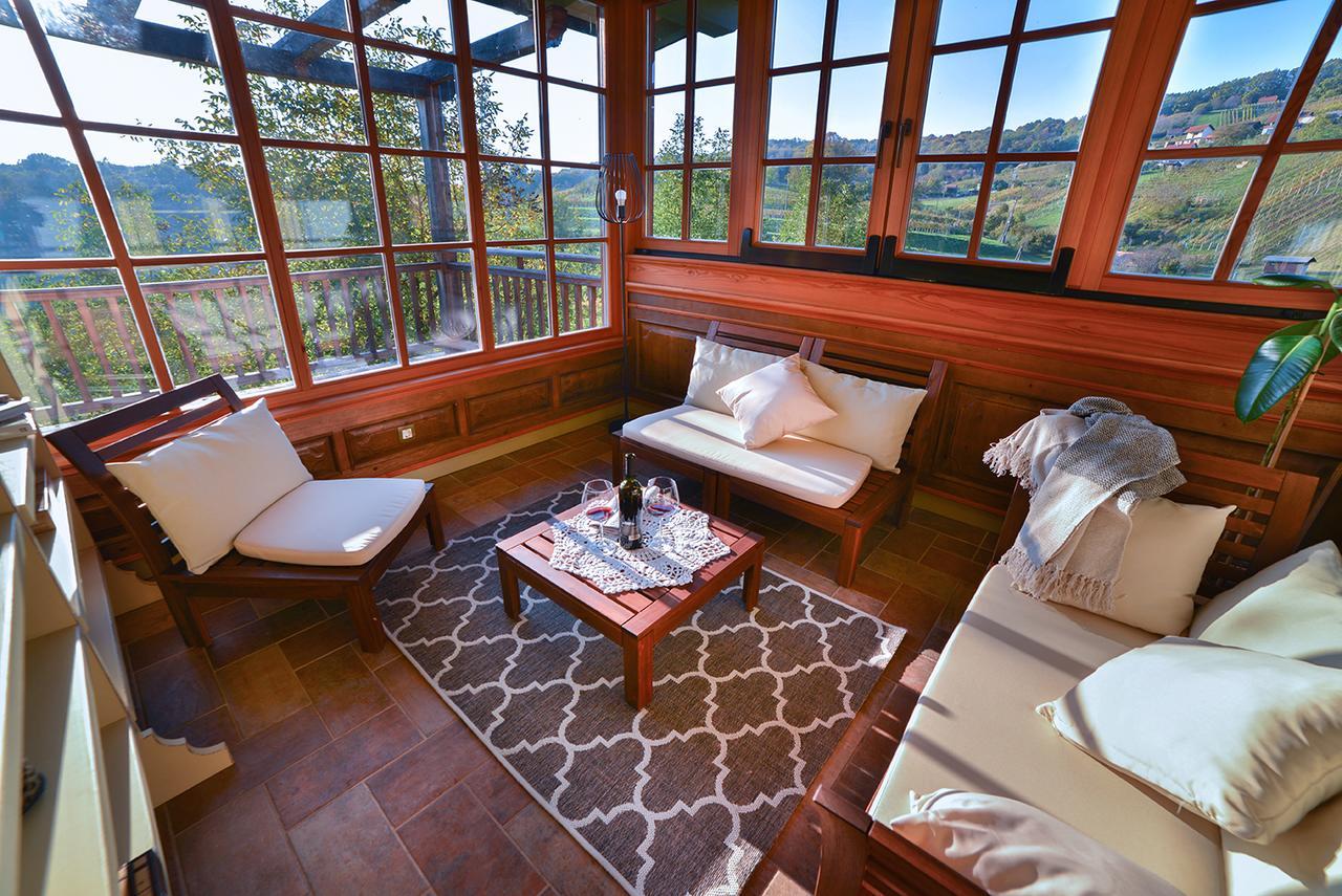 Villa Les With Hot Tub & Sauna Brezice Exterior photo